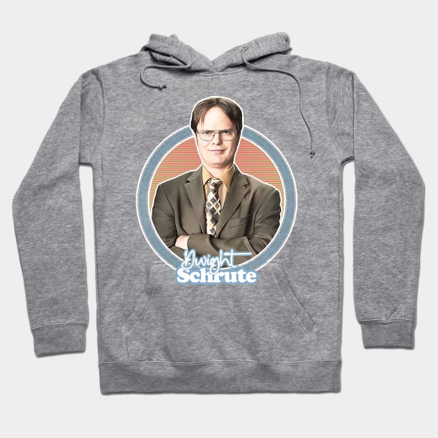 Dwight Schrute // Retro Fan Art Design Hoodie by DankFutura